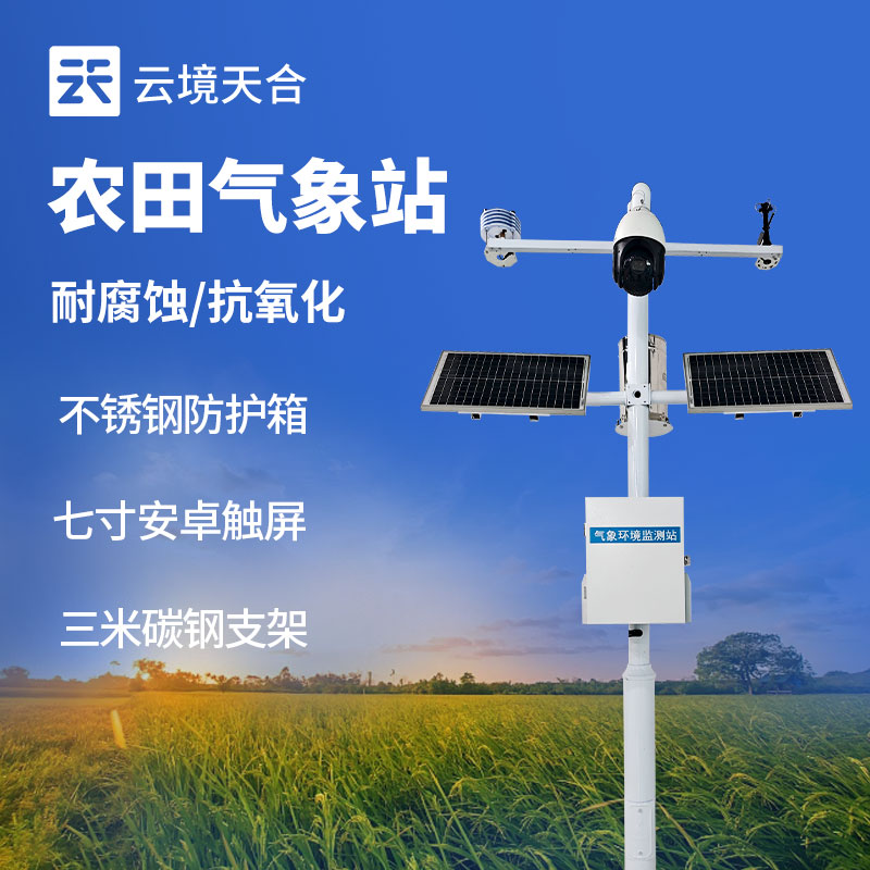 农业气象站的作用——监测温湿度、雨量、风速、日照时长等　